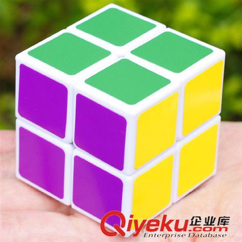 藍藍zp魔方 藍藍zp lanlan二階白色色貼紙魔方 專業比賽魔方 益智玩具原始圖片3