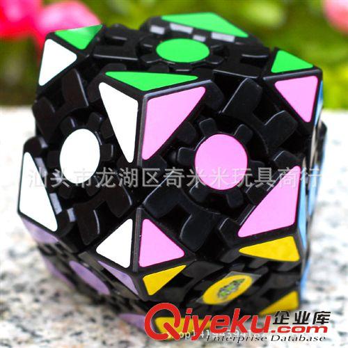 藍(lán)藍(lán)zp魔方 【藍(lán)藍(lán)zp齒輪十二菱面魔方簡單版】益智齒輪魔方玩具批發(fā)原始圖片3