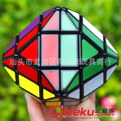 藍(lán)藍(lán)zp魔方 【藍(lán)藍(lán)zp菱面斜轉(zhuǎn)魔方白色】鋼珠順滑專業(yè)比賽異形魔方玩具批發(fā)