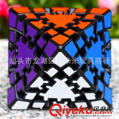 藍(lán)藍(lán)zp魔方 【藍(lán)藍(lán)齒輪八面體完整版黑色】齒輪魔方磚石齒輪 玩具批發(fā)原始圖片3