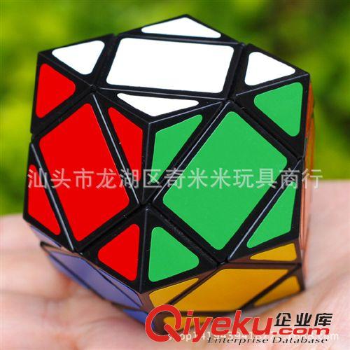 藍(lán)藍(lán)zp魔方 【藍(lán)藍(lán)三階棱面黑色】六軸12棱3階棱面魔方斜轉(zhuǎn)魔方益智玩具批發(fā)原始圖片2