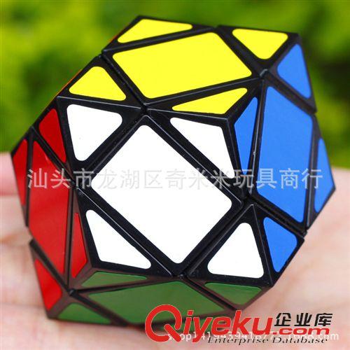 藍(lán)藍(lán)zp魔方 【藍(lán)藍(lán)三階棱面黑色】六軸12棱3階棱面魔方斜轉(zhuǎn)魔方益智玩具批發(fā)原始圖片3