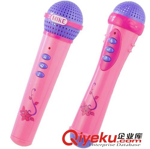 兒童樂器類 夜市貨源 粉色女孩玩具話筒 隨身便攜麥克風話筒 一件代發(fā)1008原始圖片3
