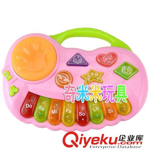 兒童樂(lè)器類 熱銷多功能6合1手拍鼓 三字經(jīng)學(xué)習(xí)電子琴 音樂(lè)發(fā)光拍拍鼓 動(dòng)物琴原始圖片3