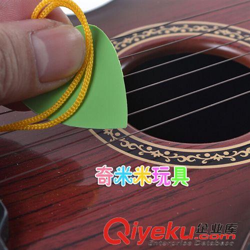 兒童樂器類 兒童6弦仿真吉他玩具 寶寶早教樂器玩具吉他非木制可彈奏3709原始圖片2