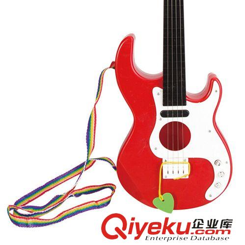 兒童樂(lè)器類(lèi) 兒童小吉他可彈奏樂(lè)器玩具小孩仿真小吉他送彈奏撥片背帶3705B原始圖片2