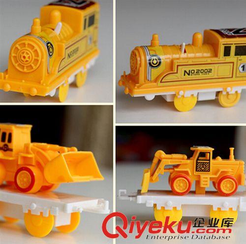 交通玩具、工程車 兒童軌道車卡通工程車小火車玩具環(huán)保工程車tj特發(fā) 淘寶熱賣原始圖片2