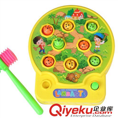 遙控、電動(dòng)玩具 兒童益智玩具 蘋果打地鼠玩具 敲擊打地鼠游戲 音樂電動(dòng)玩具 tj原始圖片3