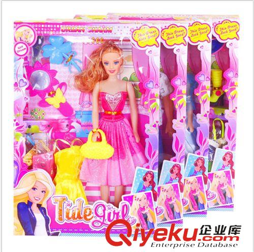 芭比 批發(fā)tj 芭比娃娃套裝禮盒 芭芘公主 女孩過家家玩具 889-13