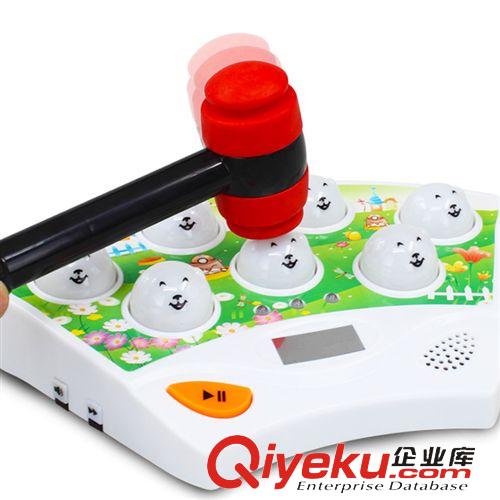 新品上市 兒童過關(guān)電動打地鼠大號音樂游戲機(jī)敲擊寶寶益智地鼠不會掉原始圖片2