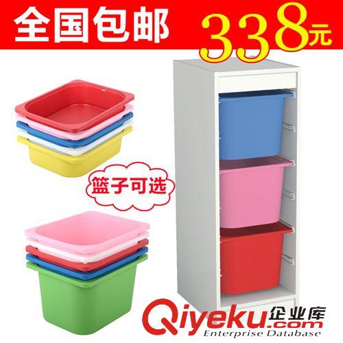 玩具柜收納柜系列 四喜人楓木紋階梯式書架兒童玩具收納柜 幼兒園專用HJL-0126