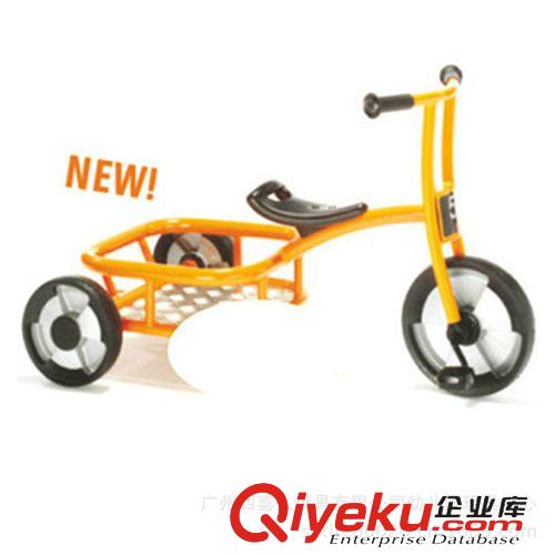 童車系列 批發(fā) GYM PLAY 兒童雙人腳踏三輪車CJ8018