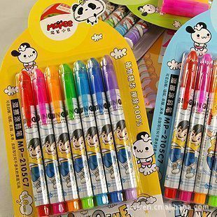魔筆小良 魔筆小良 7彩涂鴉筆（7支） 亂涂鴉輕松擦洗不留痕跡  MP-2105C7原始圖片3