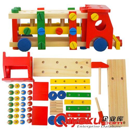外貿(mào)產(chǎn)品 木制螺母車組合 動(dòng)手組裝拆裝多功能打球臺CJH0613-1B原始圖片2