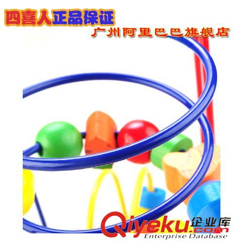 丹妮玩具 丹妮 木制大號(hào)繞珠串珠兒童益智玩具 1-3歲寶寶手眼協(xié)調(diào)CDN-2128原始圖片2