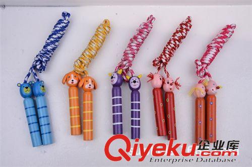 虧本清倉產(chǎn)品 四喜人外貿(mào)原單出口小孩體育卡通跳繩批發(fā)  SX40175A原始圖片2