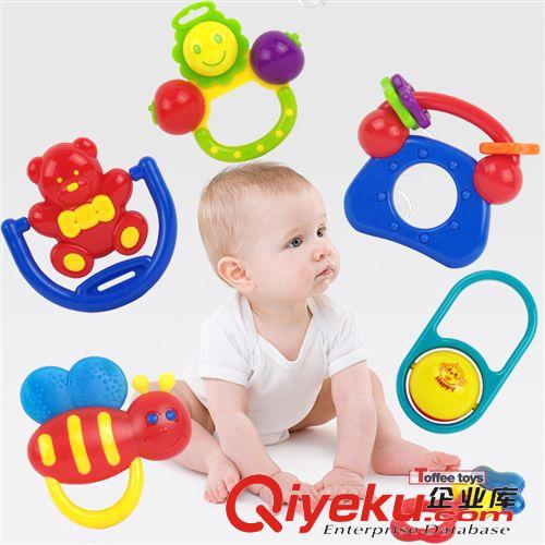 嬰童益智玩具 貝樂康手搖鈴組合套裝新生兒玩具0-1歲寶寶玩具安全環(huán)保嬰兒玩具原始圖片2