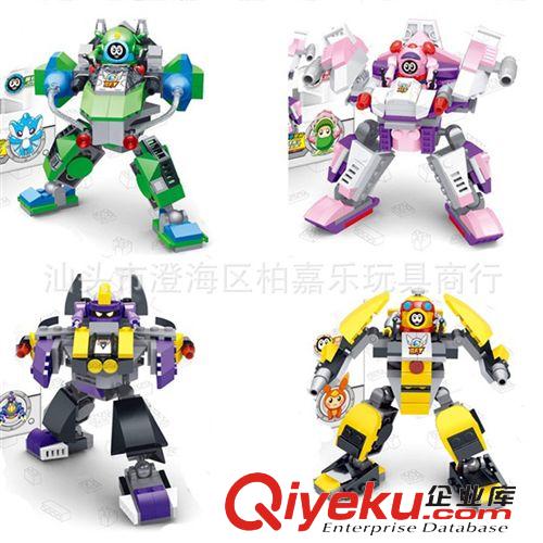 星鉆積木 星鉆積木 賽爾號{zj2}機甲 80233-80236 兒童益智拼裝積木