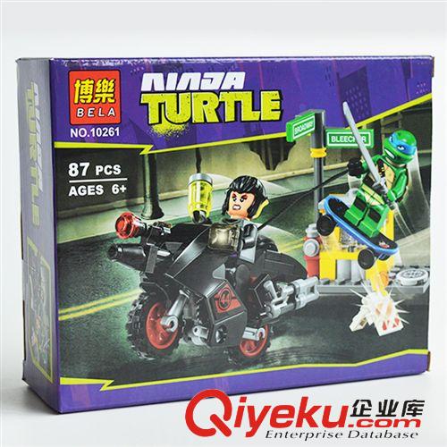 2014年十二月新品 博樂新品 兒童益智拼裝積木 忍者神龜系列 10261 Karai摩托車逃亡原始圖片2