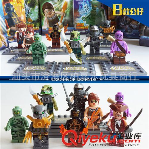 2014年九月新產(chǎn)品 zp開(kāi)智 LOL英雄聯(lián)盟人偶公仔8款98056  益智拼裝積木兒童塑膠原始圖片2