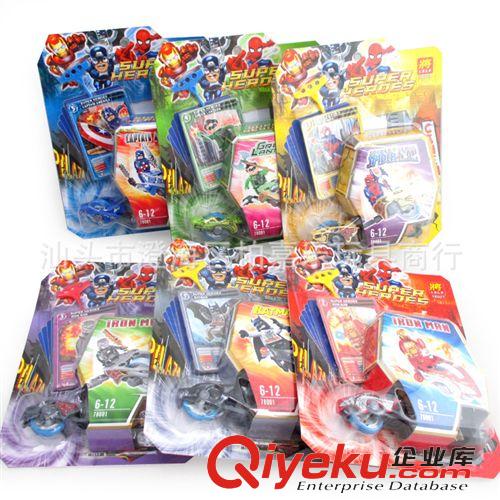 2014年八月新產(chǎn)品 動(dòng)漫影視玩具 英雄小聯(lián)盟積木 吸板 6款混裝 兒童益智玩具 78001原始圖片2