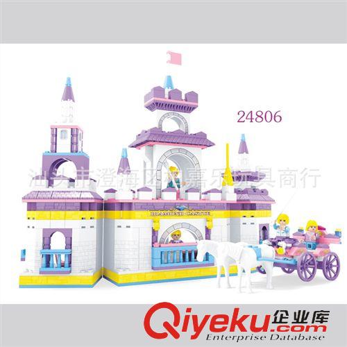 奧斯尼拼裝積木 奧斯尼新款 兒童益智拼裝積木 女孩fairy land 系列 24806城堡原始圖片2
