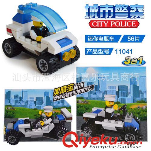 美高寶zp積木 美高寶新款 城市jc系列11040-11041兒童益智拼裝積木原始圖片3