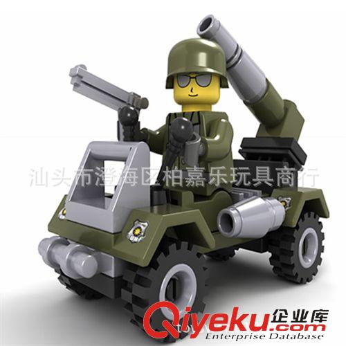 杰星拼裝積木 杰星zp 迷你拼裝積木 軍事陸戰隊 兒童益智拼裝玩具 23002