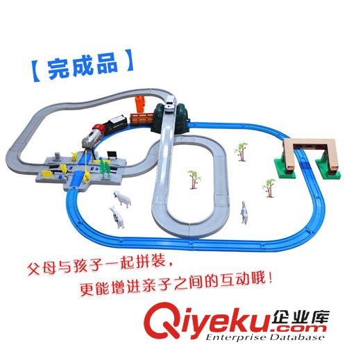 軌道玩具 飛輪新品 鐵路公路軌道集合套裝F01-002 兒童益智電動拼裝玩具原始圖片3