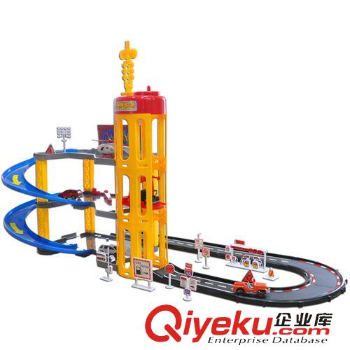 按價(jià)格分類 飛輪新品 兒童益智組裝停車場軌道車F01-003 diy拼裝玩具模型熱賣原始圖片3