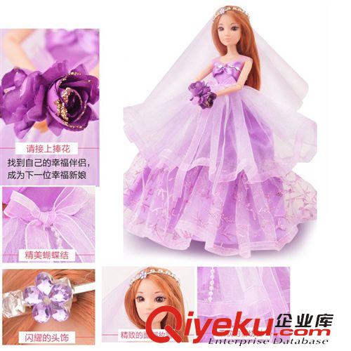 芭比娃娃 2014新品芭比娃娃 12關(guān)節(jié)婚紗禮盒包裝 結(jié)婚禮物公仔原始圖片2