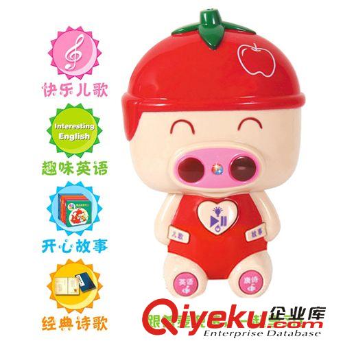 早教故事機(jī) 672新品水果豬80個(gè)內(nèi)容 故事機(jī)早教機(jī)帶吊繩 益智啟蒙玩具原始圖片2