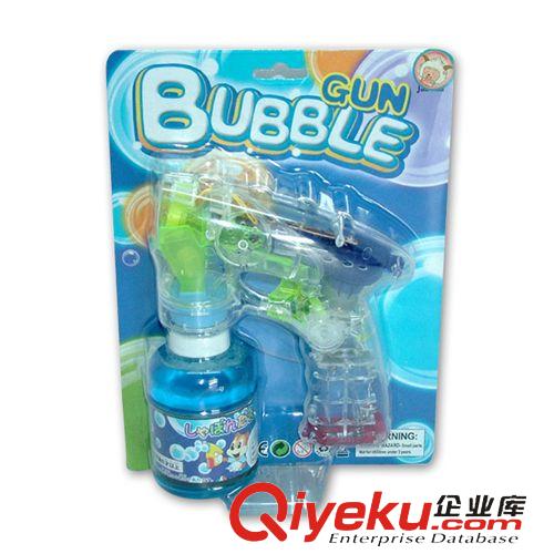 夏天玩具 zp全自動(dòng)透明電動(dòng)泡泡槍 發(fā)光玩具吹泡泡水地?cái)傄嬷峭婢邿豳u原始圖片3