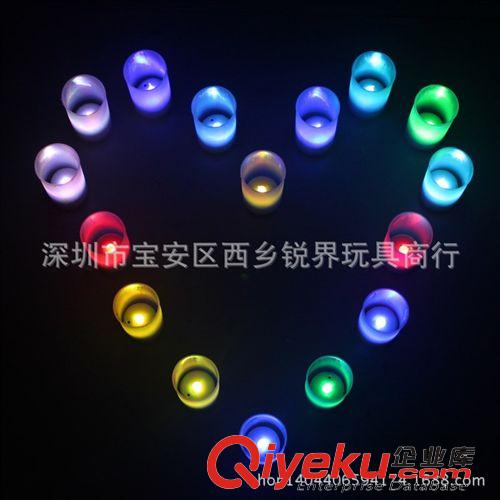 小夜燈 七彩聲控蠟燭 浪漫情人無煙蠟燭燈仿真吹熄蠟燭 LED蠟燭小夜燈原始圖片2