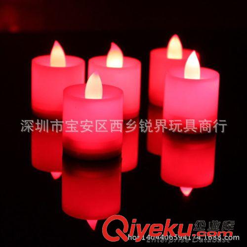 發光玩具 電子蠟燭燈 婚慶無煙蠟燭燈  晚會用七彩小蠟燭  LED小蠟燭批發原始圖片3
