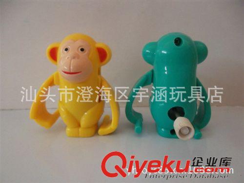 上鏈  發(fā)條 混批玩具 供應上鏈猴子 熱銷款發(fā)條上鏈雙手搖晃 地攤淘寶熱賣原始圖片3