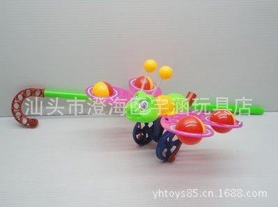 搖鈴,嬰幼兒系列 混批 熱銷兒童玩具 手推蜜蜂 卡通手推帶鈴?fù)婢?地?cái)偺詫殶豳u原始圖片3