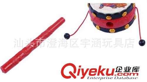 搖鈴,嬰幼兒系列 混批兒童玩具 傳統(tǒng)圖案 吉祥撥浪鼓小搖鼓 嬰幼兒手搖鼓淘寶熱賣原始圖片3