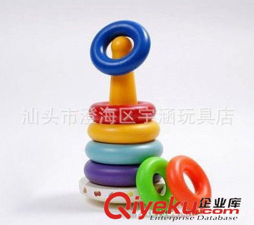 搖鈴,嬰幼兒系列 混批經(jīng)典嬰幼兒玩具 七彩套圈音樂七彩虹 帶不倒翁功能原始圖片3