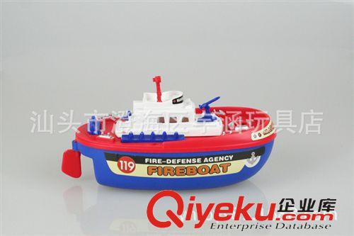 夏天玩具 混批電動(dòng)玩具 電動(dòng)卡通消防艇帶噴水 熱銷兒童玩具 夏天熱賣原始圖片3