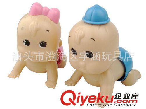 適合做小禮品 混批 上鏈爬娃 寶寶玩具 會扭屁股上鏈發(fā)條爬娃玩具原始圖片3