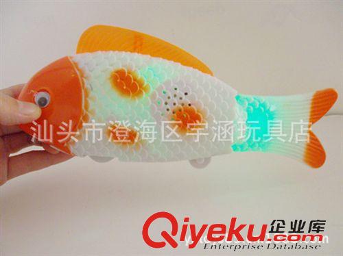 地?cái)偀豳u 混批 仿真電動(dòng)游走魚 會(huì)跑會(huì)搖尾電動(dòng)魚全身發(fā)光帶音樂 電動(dòng)玩具原始圖片2