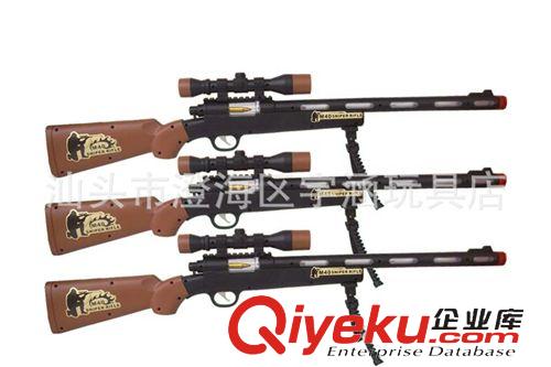 電動音樂玩具 混批兒童電動玩具槍 聲光沖鋒槍 帶紅外線 帶震動槍聲狙擊槍原始圖片2