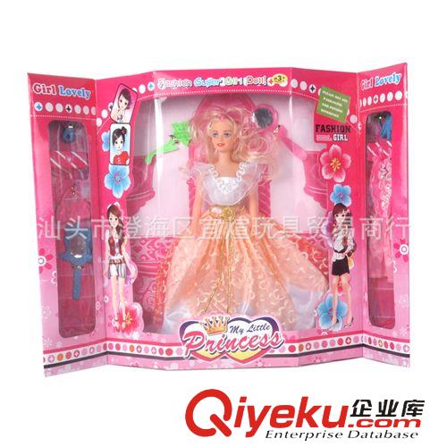 混批專區(qū) 廠家直銷 11.5寸實(shí)身芭比娃娃公仔玩具批發(fā) 兩款混裝 AD026588原始圖片2