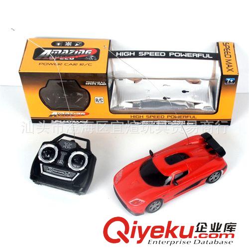 遙控玩具 廠家直銷 1:24四通新法拉利仿真跑車遙控車 黑輪加前燈 批發(fā)