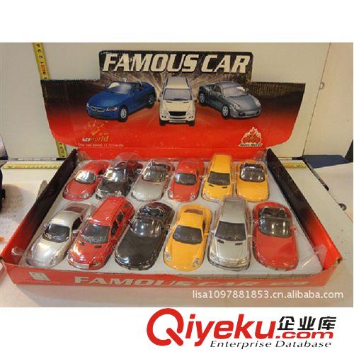 合金玩具 熱銷合金回力跑車，門可開（大展示盒，12只裝一盒）AD018881