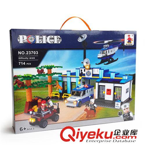 奧斯尼積木 新款奧斯尼zp 兒童玩具益智拼裝積木 森林jc局23703原始圖片2