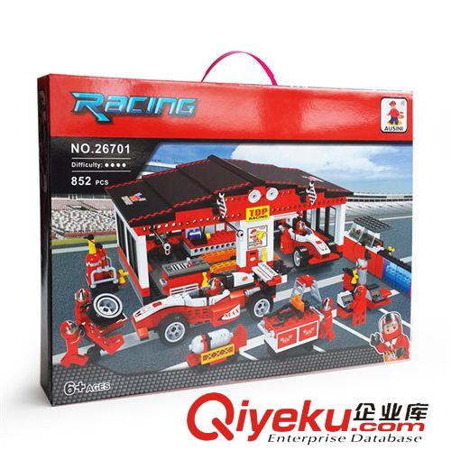 奧斯尼積木 奧斯尼zp 益智拼裝積木 高品質(zhì)小顆粒 方程式賽車(chē)中間站26701原始圖片2