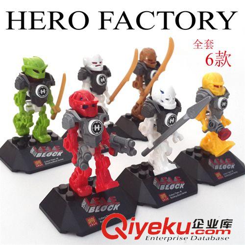 群隆積木 群隆將牌小英雄工廠機器人6代人偶公仔兒童玩具78042原始圖片2