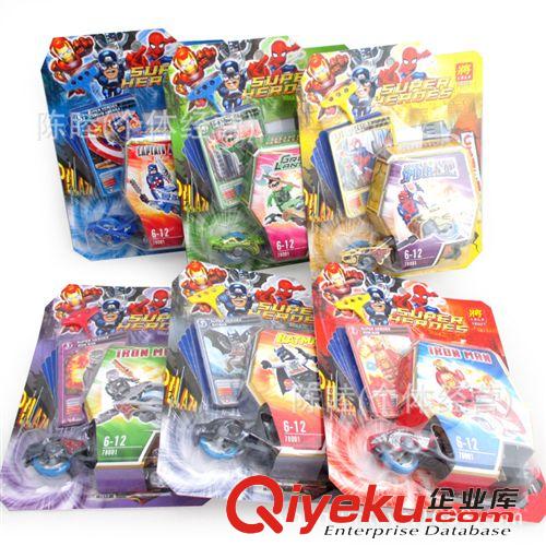 群隆積木 動(dòng)漫影視玩具 英雄小聯(lián)盟積木 吸板 6款混裝 兒童玩具 78001原始圖片2